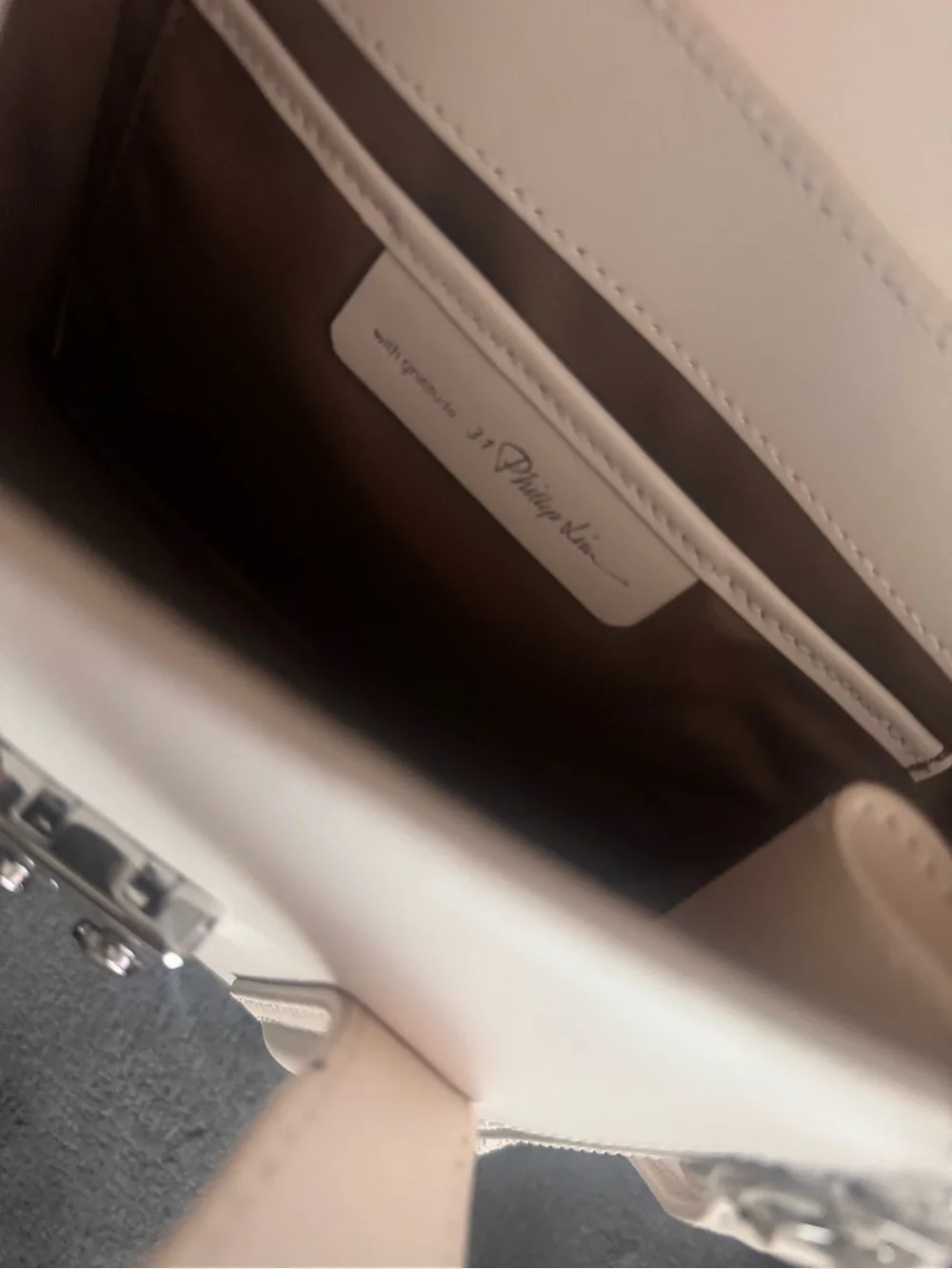 3.1 Phillip Lim Pashli Satchel in Pale Pink-Cream